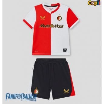 Feyenoord Echipament de Fotbal Replică 2025-26 Copii Acasa (+ Șorturi)